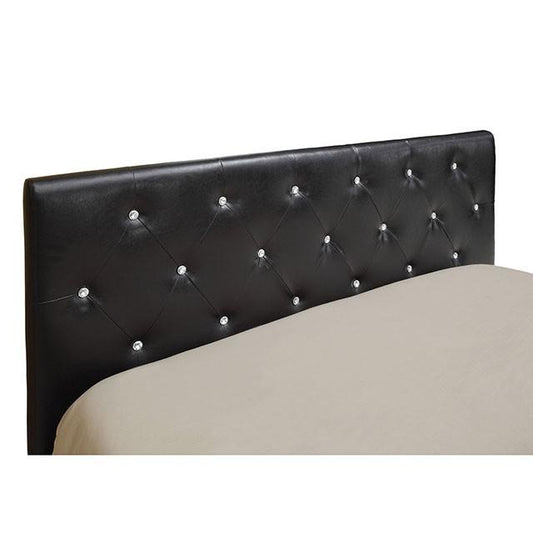 Velen Black Cal.King, E.King, Full, & Twin Bed Black & White
