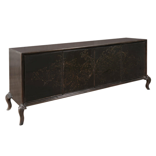 4 Door Media Credenza